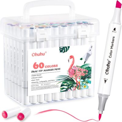 Ohuhu Dual Tips Water-Based Art Markers