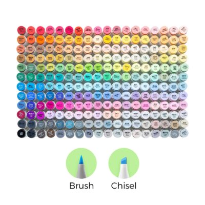 Ohuhu Honolulu 216 Colors Dual Tips Alcohol Art Markers