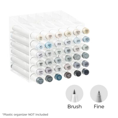 Ohuhu Honolulu 36 Gray Tone Colors Dual Tips Alcohol Art Markers