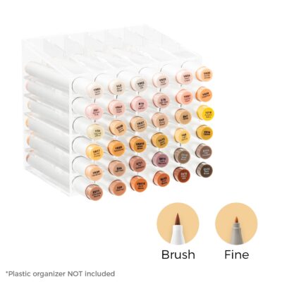 Ohuhu Honolulu 36 Skin Tone Colors Dual Tips Portrait Alcohol Art Markers