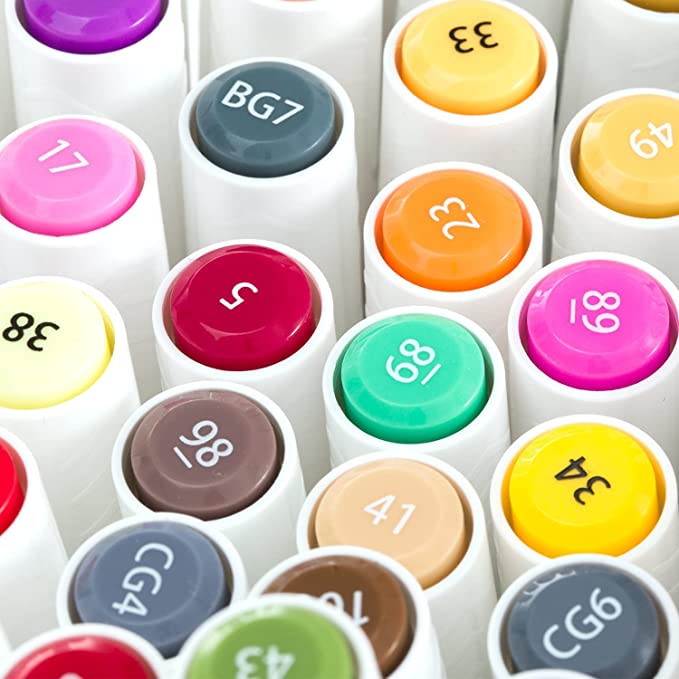 Ohuhu Dual Tips Water-Based Art Markers - Image 4